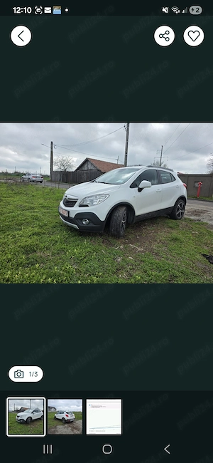 Vând Opel Mpkka, kilometri real un singur proprietar