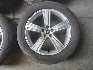 Jante aliaj originale Audi 19" S-Line A8 Q5 cu anvelope vara Goodyear 235/55 R19 101W - imagine 6