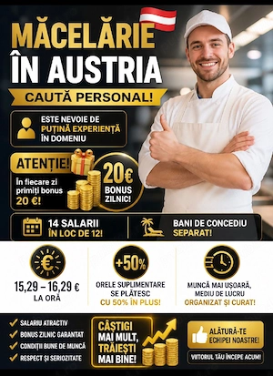 Locuri de muncă in Germania și Austria in abatoare și construcții  - imagine 2