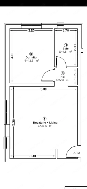 Apartament cu 2 camere mobilat si utilat Giroc la 2 minute de magazinul PENNY - imagine 14