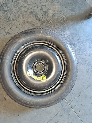 Roată rezervă slim Volvo Continental T145/80 R18 – 5x108, originală - imagine 3