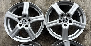 Jante skoda audi,vw,seat, 5x112 pe 16 originale  - imagine 2