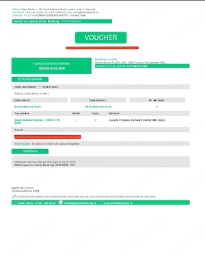 Vând Bilet Sejur Eforie Nord 2026 