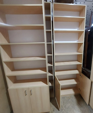 3 buc Dulap cu rafturi si spatii depozitare; Fiset; Biblioteca; Raft; Fiset - imagine 2