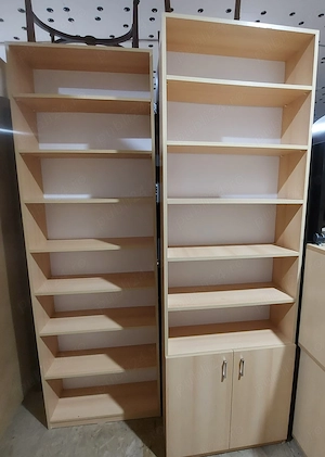 3 buc Dulap cu rafturi si spatii depozitare; Fiset; Biblioteca; Raft; Fiset