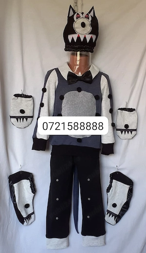 Costum Lup pentru copii 3-4-5-6 ani