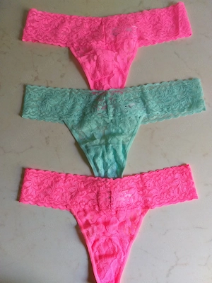 Hot! Chiloti tanga sexy senzuali fete femei roz neon verde pal dantela transparenti mar. XS (noi)