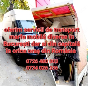 Transport marfa mobila materiale construcții mobila debarasam mutari