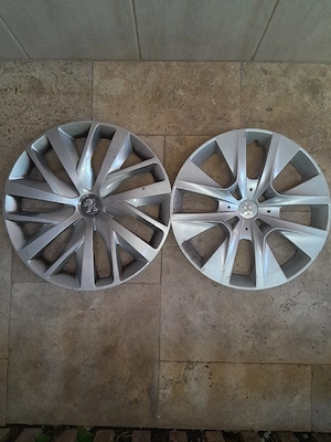 Set Capace Peugeot ORIGINALE 15" și 16" - Stare Bună! - imagine 2