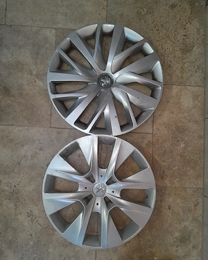 Set Capace Peugeot ORIGINALE 15" și 16" - Stare Bună!