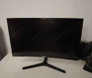Vând monitor LED Samsung 24" Curved, Full HD, D-Sub, HDMI