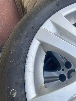 Jante BMW PE 16 cu tot cu cauciuc 1100 LEI - imagine 2