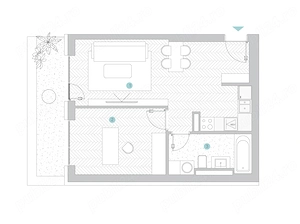 Vând apartament faza III Silk District - Iași 