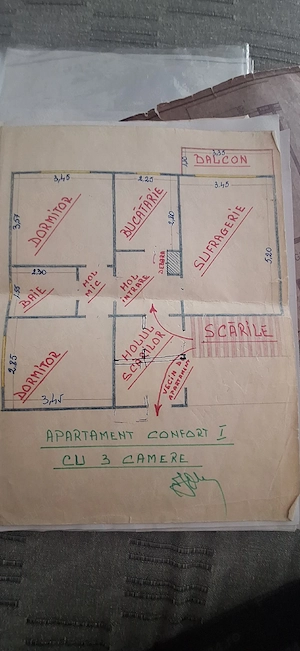 Vând apartament cu 3 camere - imagine 6