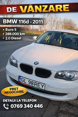 Bmw seria 1 116d 2.0 diesel
