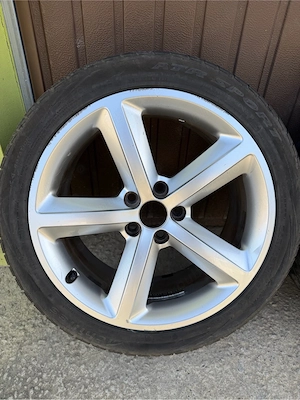 Jante aliaj 18” 5x112 Audi VW Mercedes + anvelope 245/40 ZR18 - imagine 7