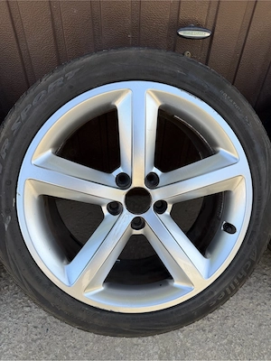 Jante aliaj 18” 5x112 Audi VW Mercedes + anvelope 245/40 ZR18 - imagine 2