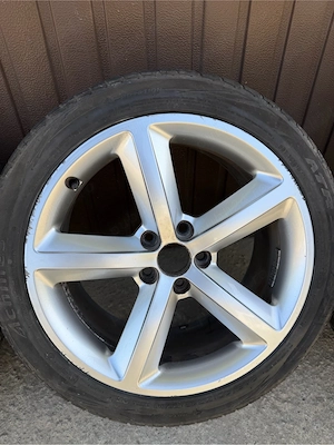Jante aliaj 18” 5x112 Audi VW Mercedes + anvelope 245/40 ZR18 - imagine 4