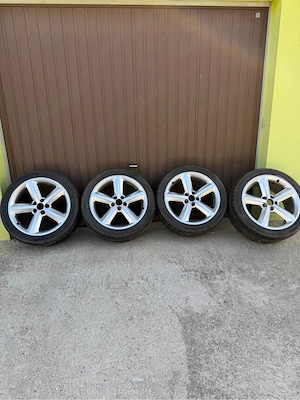 Jante aliaj 18” 5x112 Audi VW Mercedes + anvelope 245/40 ZR18 - imagine 5