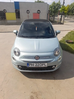 Fiat 500 cabrio, 2023, 1.0 hybrid, 25.300 km, garantie 2028, impecabil, proprietar - imagine 2