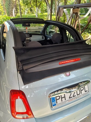 Fiat 500 cabrio, 2023, 1.0 hybrid, 25.300 km, garantie 2028, impecabil, proprietar - imagine 6
