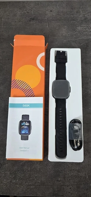Smartwatch PTHTECHUS cu apel Bluetooth și 120 moduri sport, Android iOS 