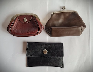 3 portmonee pentru mărunțiș, vechi   vintage
