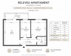 Apartament 2 camere   Biruinței, Popești-Leordeni Construcție nouă - imagine 10