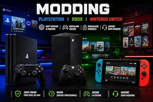 Modare Console PS   Xbox   Nintendo   Instalare Jocuri, Soft Custom, Deblocare