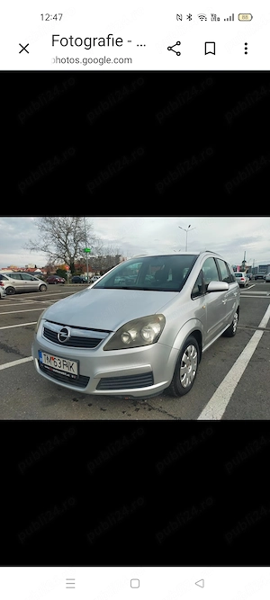Vând Opel Zafira benzina 1, 6 an 2007