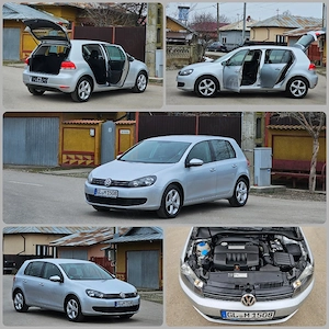 VW Golf 6 1.6MPI DSG2 Automata Navigatie DubluClima SenzoriParcare CamerăMarșarier Bluethoot Euro5  - imagine 18