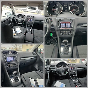 VW Golf 6 1.6MPI DSG2 Automata Navigatie DubluClima SenzoriParcare CamerăMarșarier Bluethoot Euro5  - imagine 20