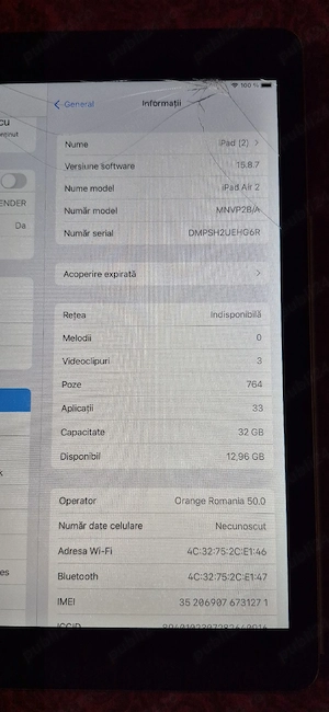Vand tableta IPad Air 2 - imagine 3