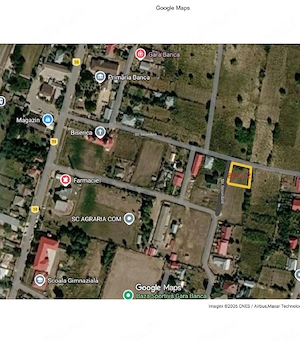 Vând teren intravilan 800 mp   Gara Banca, comuna Banca, jud. Vaslui - imagine 3