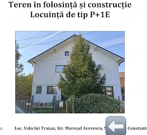 Casă P+1 de vânzare   Valu lui Traian 