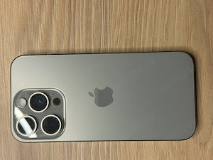 iPhone 15 Pro Natural Titanium, impecabil - imagine 3
