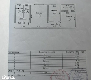 Apartament 3 camere | Etaj 2 | Zona Dacia - imagine 8