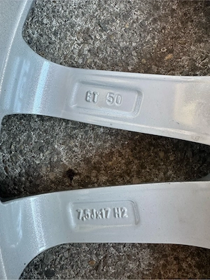     Set complet jante 17 + cauciucuri vară Continental 215/50 R17  - imagine 5