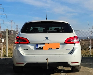Peugeot  308 1.6 BLUEHDI Panoramic alb perlat 2016 - imagine 3