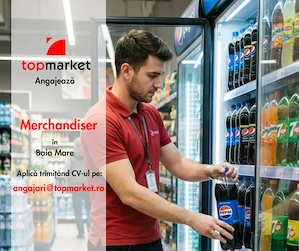 Angajăm Merchandiser în Baia Mare sau Satu Mare