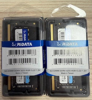 Memorie laptop RIDATA 16 GB ( 2 x 8GB), DDR4, 3200Mhz CL22, 1.2v