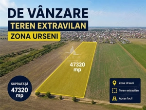 Teren Extravilan - Urseni - 47 730mp