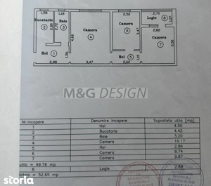 3 camere zona Dacia amenajat centrala proprie - imagine 15