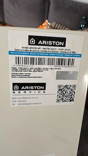 Dezmembrez centrală termică Ariston HS Premium 24 EU2 (cod produs 3301325)