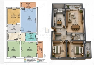 Apartament 3 camere, Girocului - imagine 14