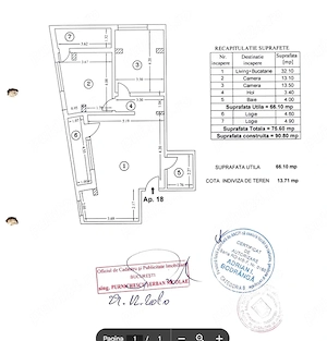 3 camere Bucureștii Noi | Metrou 350 m | Centrală proprie | Parcare 2 mașini | Bloc 2011 - imagine 8