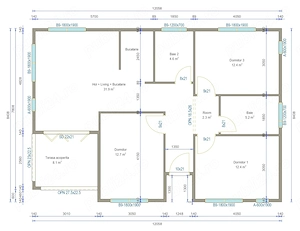 Casa Individuala 4 Camere 2 Bai si 500 Mp Teren in Crevedia-Buftea - imagine 9