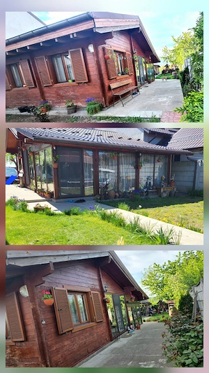 Vând casa din lemn( DOAR CONSTRUCTIA)
