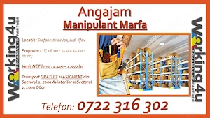 Manipulant Marfa in Depozit de Scule si Unelte