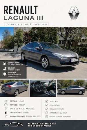Renault Laguna 3 impecabil
